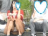 （ＦＨＤ）大変です！！彼氏に夢中になり、パンツが見えてますよ１８９