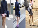 【風ちら】素足にローファーJKをストーカー【神風ぱんちら】2