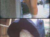 やだぁ、恥ずかしい！爆風でパンツを晒しまくってしまった哀れな女子校生達NO-1NO-2セット商品