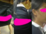ざーめ◯ぶっかけたいお尻のしゅ~かつ女子大生さんに、、接近~!