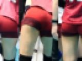 Wバレーボール大会 赤ユニ 動画 12 高画質