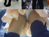イベントにいる一般参加オタク女子を逆さ撮り2-1,2-2セット