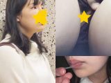 【電車痴漢】川口春○似★パンストずり下げられてオマンコくぱぁ!!震える口に容赦ない喉奥フェラ!!最後は大量に口内発射!!