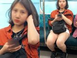 ショートパンツから伸びる白くてむっちりした生脚がエロいお姉さん（其の一）