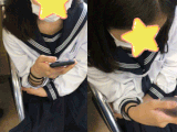 【制服JKは癒しです！8 セーラー服はマスクに負けない！】見つめていたい！