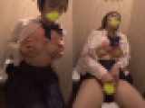デパートのトイレでこっそりオナニーしちゃうJK⑧