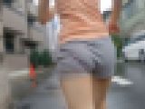 ピタパン尻スト●カー② いやらしく揺れるプリケツ！【ウォーキング女子】