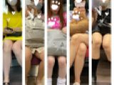 豪華5名の美人お姉さんの対面エロ過ぎる生足美脚211