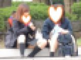 制服姿の可愛いコを発見！！（ＦＨＤ）大変です！！パンツが見えてますよ１３