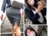 【丸の内エロOL】ドエロい清楚で丸の内OL変態スーツエロパンティーライン！ムッチリデカケツにチンコぶち込み！【487】