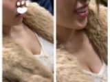 S級美人お姉さんの超接近のエロすぎる胸元・胸チラ10