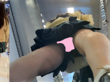 靴亀くんno.15　美脚ミニスカ青チェック女子高生！