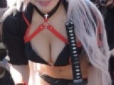 コスプレ2018冬前かがみおっぱい谷間下乳に勃起！【動画】イベント編 4114