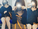 例のエロい娘を発見！やっぱりパンティが・・・電車対面パンチラ