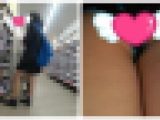 ダックス作品5・制服女子のドアップ水玉!