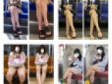 ４名の美人お姉さんの対面エロ過ぎる生足美脚300