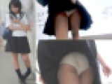 【鬼畜スカートめくり17】～夏服解禁セーラー服美少女を駅の階段で、、、～