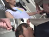 【屋外ベランダでフェラ?】【露出フェラ】SNSでGET素人美少女?可愛い子のツインテールフェラ露出♪最後は口まんこザーメン口中出