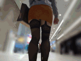 【電車対面パンチラ60】☆三角ゾーン観察記録/ガーターストッキングお姉さん!