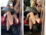長編シリーズ370 脚を組むお姉さんの対面エロ過ぎる生足美脚　完全版