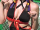 コスプレ2018夏形の良いおっぱい谷間にフル勃起！透け透け【動画】イベント編 4801