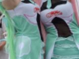コスプレ2018夏うるさいシャッター音途中から2人組【動画】イベント編 4806