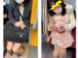 2名の美人熟女の真上からのエロ過ぎるパンスト美脚317