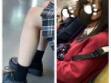 JK風制服美女の接近エロ過ぎるミニスカ生脚168