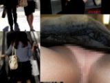 至高の逆さ撮りの瞬間91！旦那さんが前に立つからお仕置きしました。エッチな私服OL奥さんですね