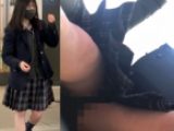 #10 恐らくクラスいや校内No. 1制服JKの逆さ撮り風景