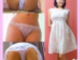 素人パンチラ in 自宅で個人撮影会 vol.028 メントール系夏ワンピ☆素人ＯＬモデル きょうこちゃん　「おっぱい大きいって