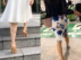 街中の綺麗なお姉さんの美脚