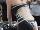 2017オートサロンお尻半分だけ露出エロ衣装ｗ背中に興奮！【動画】イベント編 3704と3706セット販売
