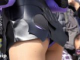 【超高画質フルHD動画】剃り跡もバッチリ！狙われた露出レイヤー達！これがローアングラー達の局部接写撮りの実態ですNO-3