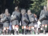 制服黒髪JK集団！大人数のJKが揃って歩く通学中を撮影【動画】街撮り編 1015と1004セット販売