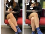 脚フェチ342 脚を組むお姉さんの対面エロ過ぎる生足美脚