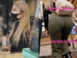 パリピ美女のスケベなお尻
