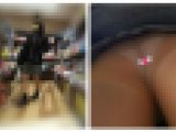 ダックス作品20・制服女子のパンスト白Pと制服女子の変わった履き物とオマケ的な感じでお姉さんの棚下!!
