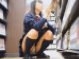 女子校生制服パンチラ 超かわいいセーラー服jkの純白パンツがモロ見え！！ Part2