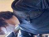 【おっぱい痴漢】可愛いショートカットの学生さんのプルプルおっぱいを何度も何度も痴漢しましたw