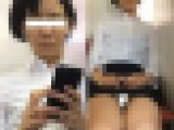 (電車対面）（顔出し）お健やかなお顔をして…うとうと…うとうと…寝落ちするリクルートスーツ女子大生さんを観察してみました!!