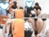 お座りお姉さん発見!!(FHD)大変です!!パンツが見えてますよ151