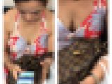 美人熟女の超接近のエロすぎる胸元・胸チラ2