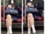 JK風制服美女の対面エロ過ぎるミニスカ生脚228