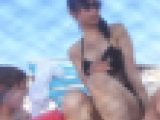クールなお姉さんを海でナンパして持ち帰り。※バレ削除