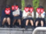 こんなのありえない！！見たことがない・・・（ＦＨＤ）４人組のＫちゃん！！大変です！！パンツが見えてますよ特別編１６