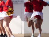 激カワJKの4k赤チアダンス