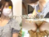 【4K胸チラと大胆パンチラ】フラワー教室に夢中な美女のローアングル食い込み白P