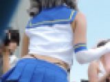 スカートの中丸見えにフル勃起！前傾姿勢お尻突き出しコスプレ2017夏【動画】3作品セット販売 3877 3866 3843