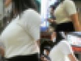 可愛い彼女のHカップ爆乳を覗き見させて頂きます